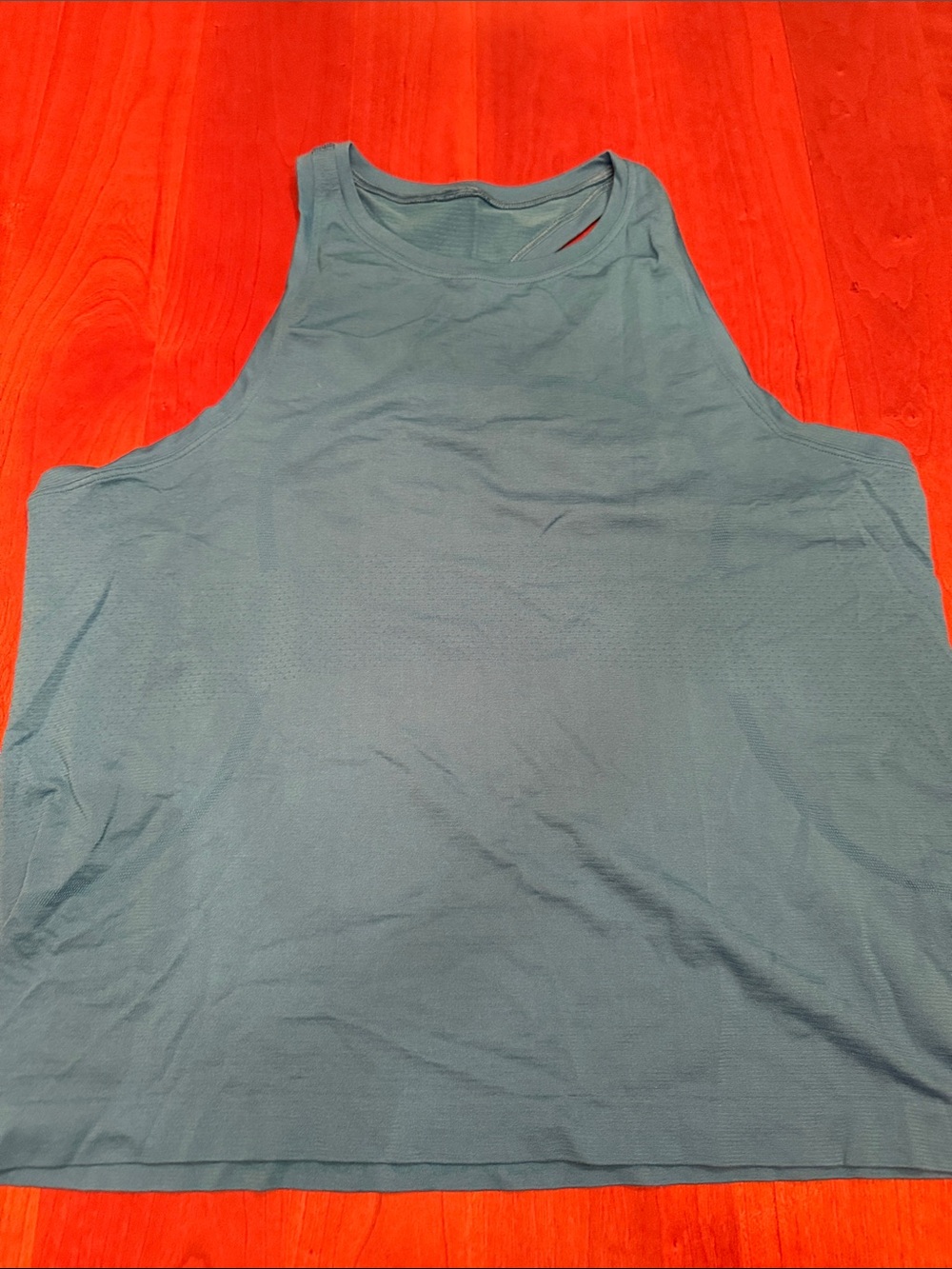 Lululemon Women’s Swiftly Tech High Neck Tank Top 2.0 Race Length- Poolside Blue